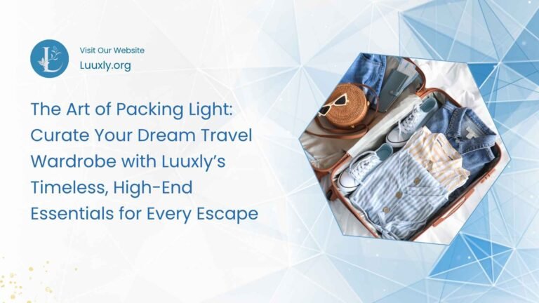 The Art of Packing Light (and Luxuriously): Curate Your Dream Travel Wardrobe with Luuxly’s Timeless, High-End Essentials for Every Escape