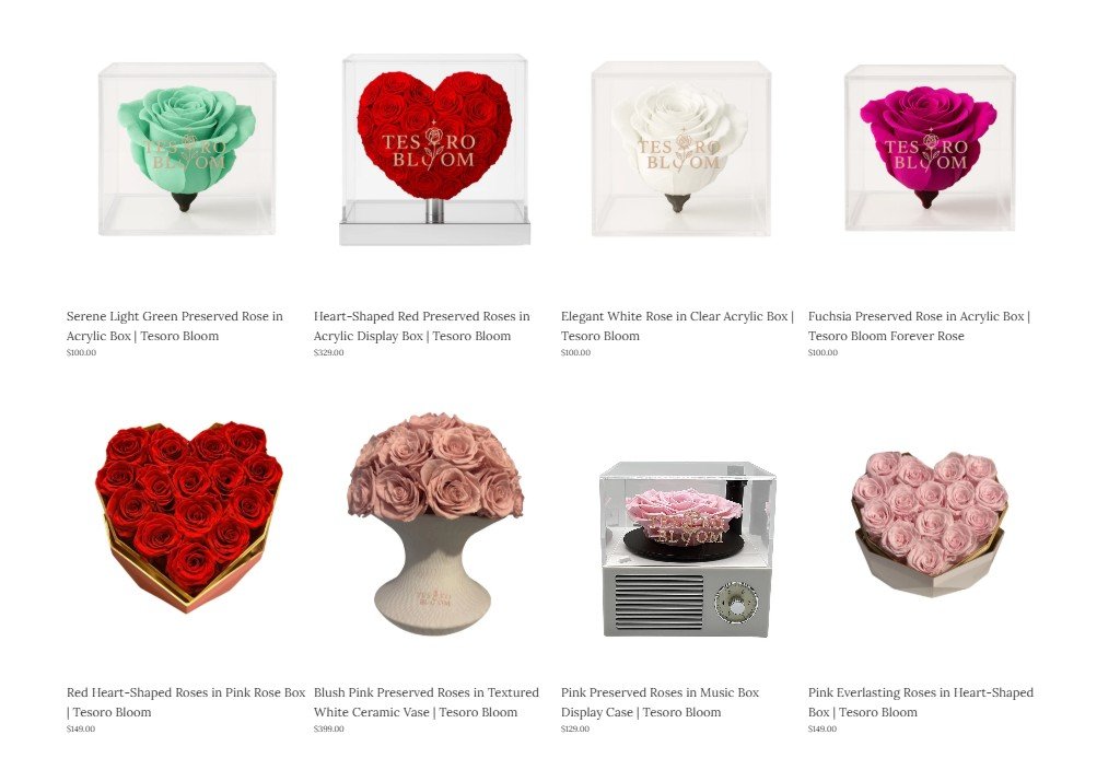 Tesorobloom The Timeless Beauty of Luxury Preserved Flowers: Redefining Gifting and Décor