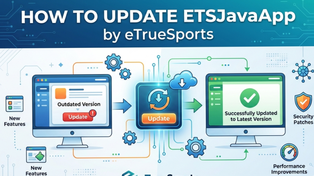 how to update etsjavaapp by etruesports
